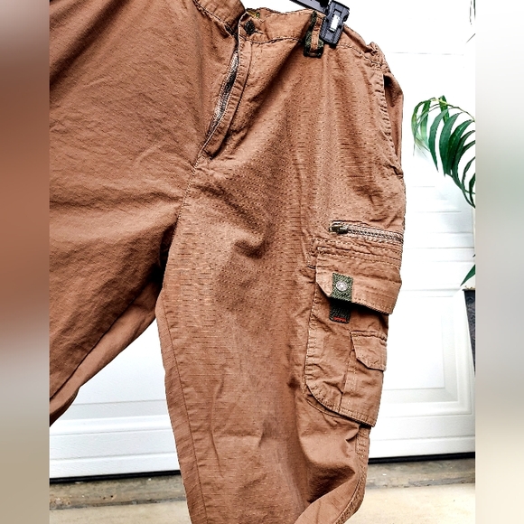 Boulder CREEK Big And Tall Men's Casual Tan Cargo Pants 46x38 - Picture 3 of 8